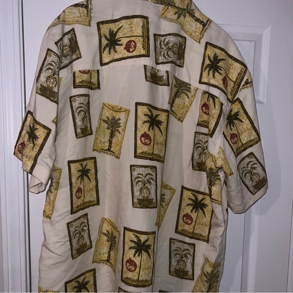 Joe Marlin rayon/polyester short sleeve button up size 3XL - Picture 5 of 8